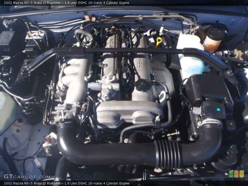 1.8 Liter DOHC 16-Valve 4 Cylinder 2002 Mazda MX-5 Miata Engine