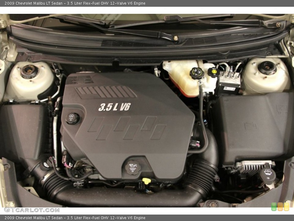 3.5 Liter Flex-Fuel OHV 12-Valve V6 Engine for the 2009 Chevrolet Malibu #89001281