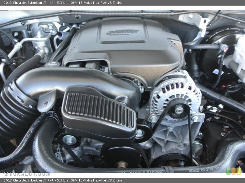 5.3 Liter OHV 16-Valve Flex-Fuel V8 Engine for the 2013 Chevrolet Suburban #89006369