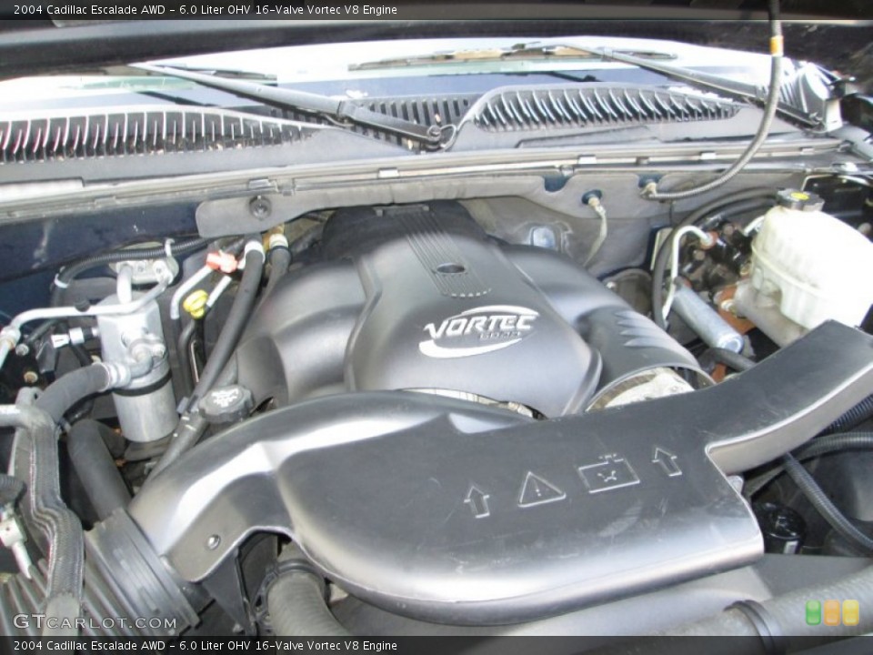 6.0 Liter OHV 16-Valve Vortec V8 Engine for the 2004 Cadillac Escalade #89011785
