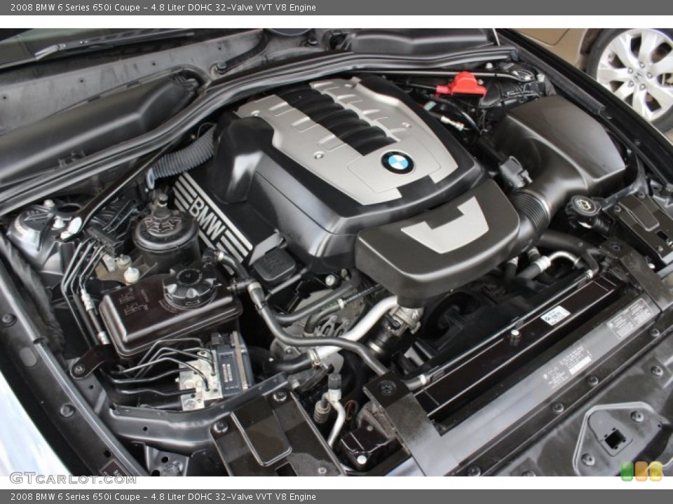 4.8 Liter DOHC 32-Valve VVT V8 Engine for the 2008 BMW 6 Series #89031771