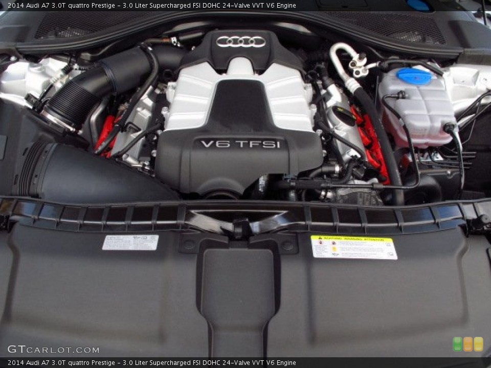 3.0 Liter Supercharged FSI DOHC 24-Valve VVT V6 Engine for the 2014 Audi A7 #89037789