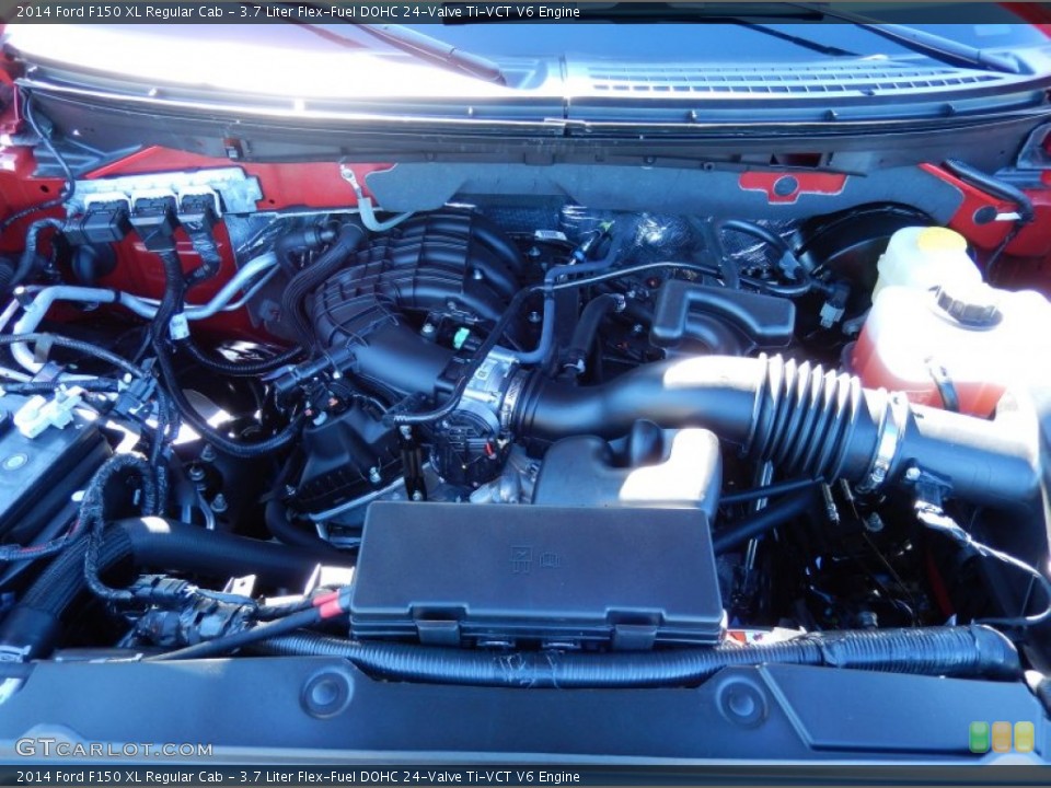 3.7 Liter Flex-Fuel DOHC 24-Valve Ti-VCT V6 Engine for the 2014 Ford F150 #89040303