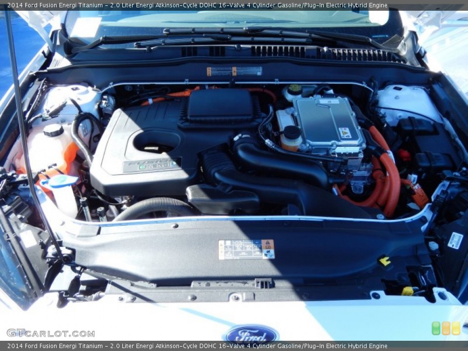 2.0 Liter Energi Atkinson-Cycle DOHC 16-Valve 4 Cylinder Gasoline/Plug-In Electric Hybrid Engine for the 2014 Ford Fusion #89040621