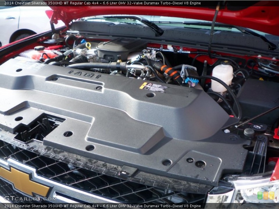 6.6 Liter OHV 32-Valve Duramax Turbo-Diesel V8 Engine for the 2014 Chevrolet Silverado 3500HD #89045067