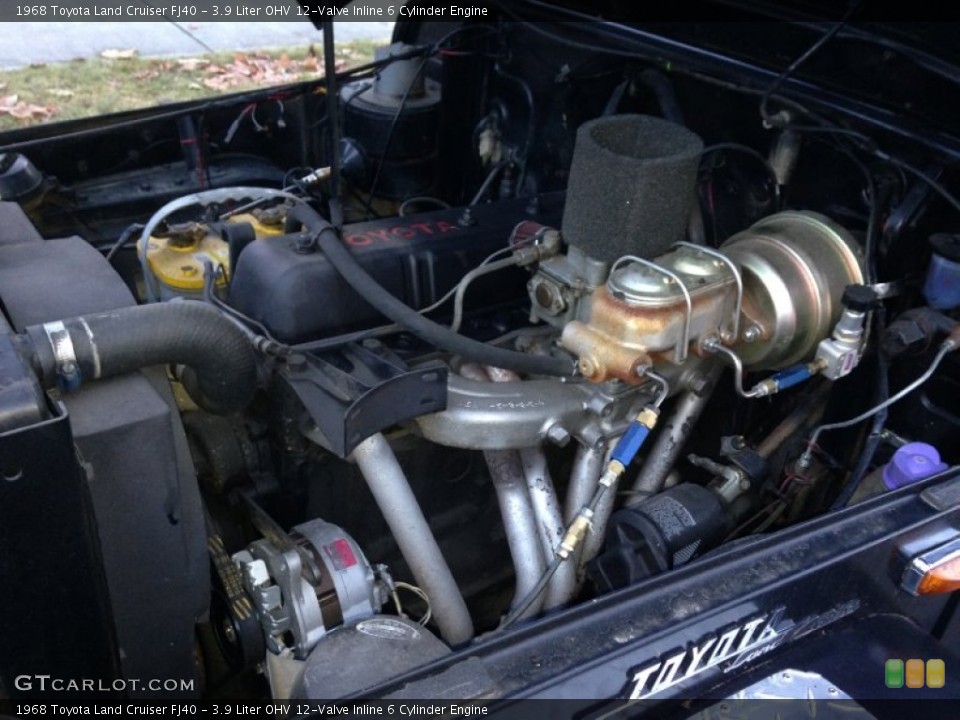 3.9 Liter OHV 12-Valve Inline 6 Cylinder 1968 Toyota Land Cruiser Engine