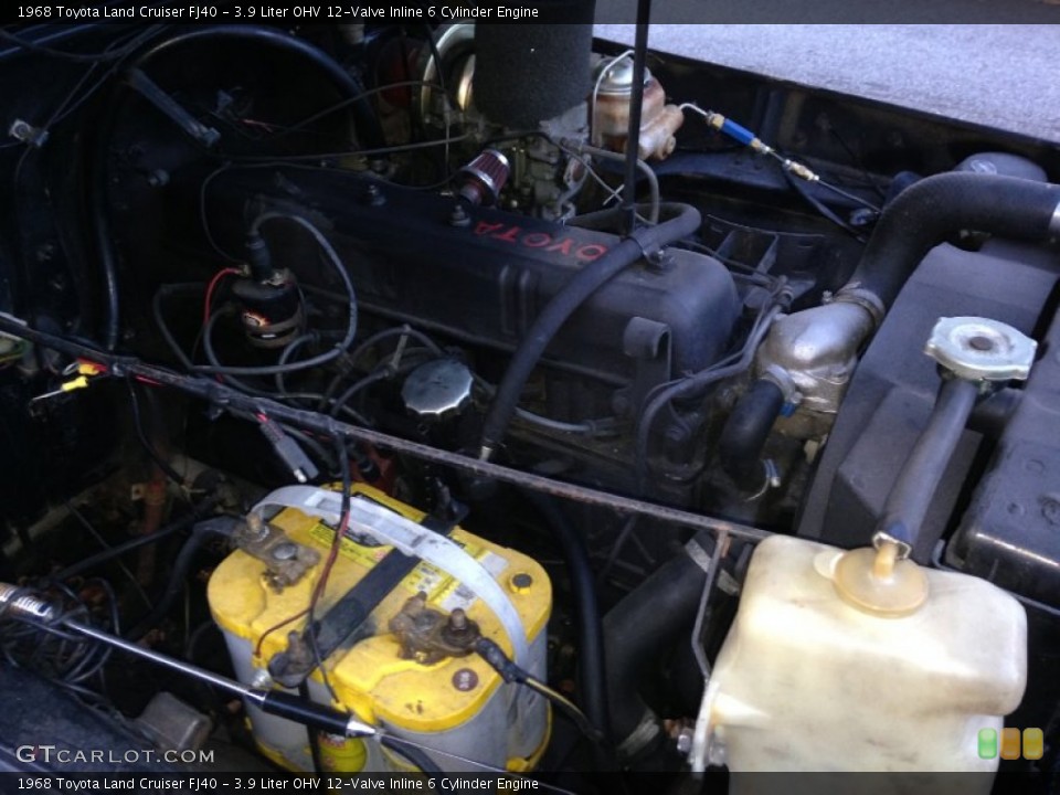 3.9 Liter OHV 12-Valve Inline 6 Cylinder Engine for the 1968 Toyota Land Cruiser #89053717