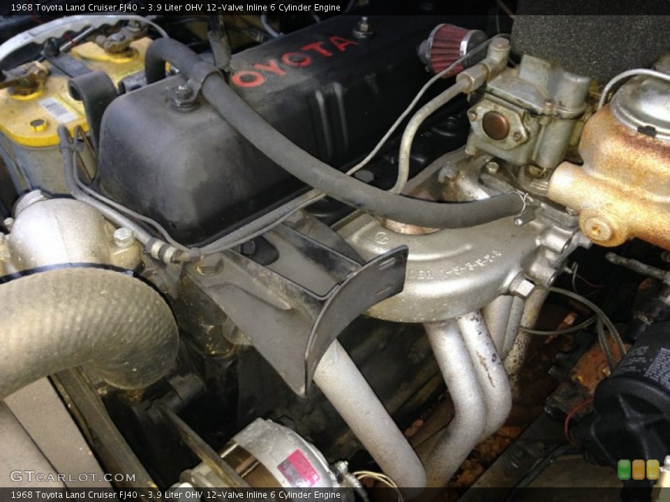 3.9 Liter OHV 12-Valve Inline 6 Cylinder Engine for the 1968 Toyota Land Cruiser #89053772