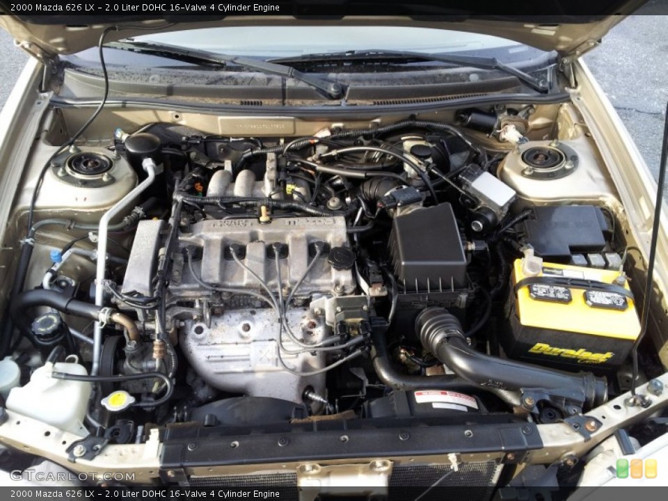 2.0 Liter DOHC 16-Valve 4 Cylinder Engine for the 2000 Mazda 626 #89063621