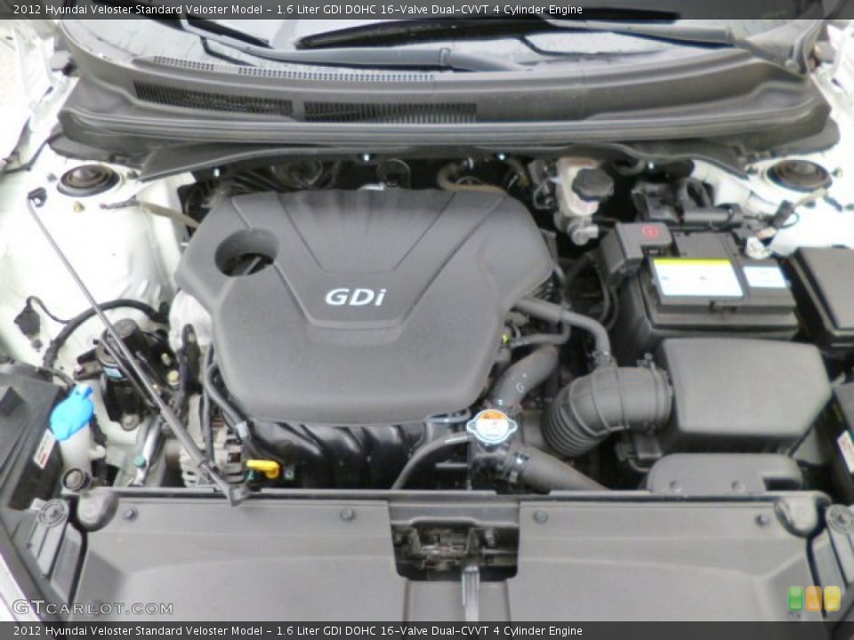 1.6 Liter GDI DOHC 16-Valve Dual-CVVT 4 Cylinder Engine for the 2012 Hyundai Veloster #89096198