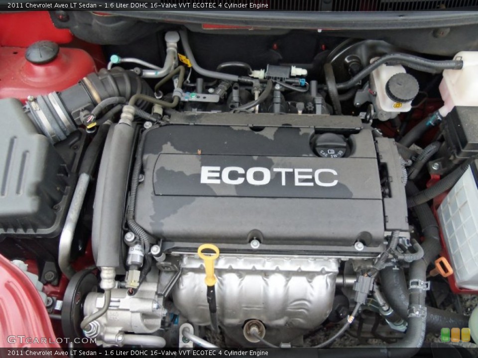 1.6 Liter DOHC 16-Valve VVT ECOTEC 4 Cylinder Engine for the 2011 Chevrolet Aveo #89096729