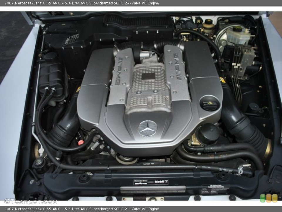 5.4 Liter AMG Supercharged SOHC 24-Valve V8 2007 Mercedes-Benz G Engine
