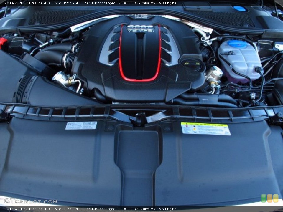 4.0 Liter Turbocharged FSI DOHC 32-Valve VVT V8 Engine for the 2014 Audi S7 #89145254