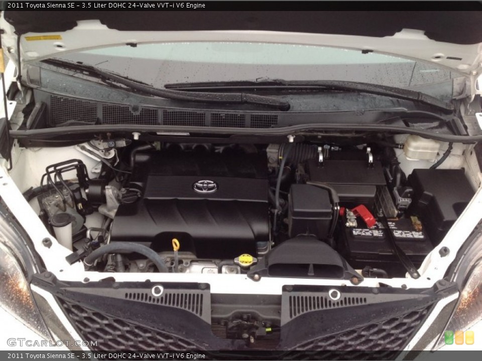 3.5 Liter DOHC 24-Valve VVT-i V6 Engine for the 2011 Toyota Sienna #89154871