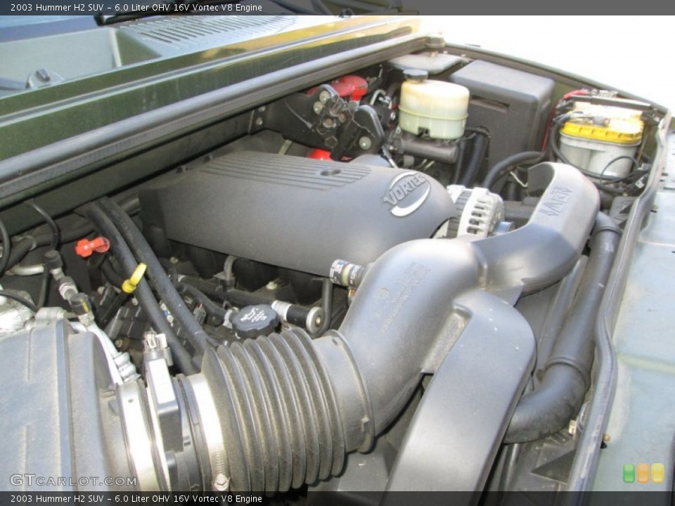 6.0 Liter OHV 16V Vortec V8 Engine for the 2003 Hummer H2 #89169820