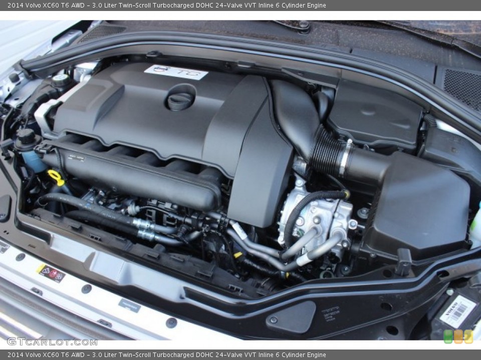3.0 Liter Twin-Scroll Turbocharged DOHC 24-Valve VVT Inline 6 Cylinder Engine for the 2014 Volvo XC60 #89183410