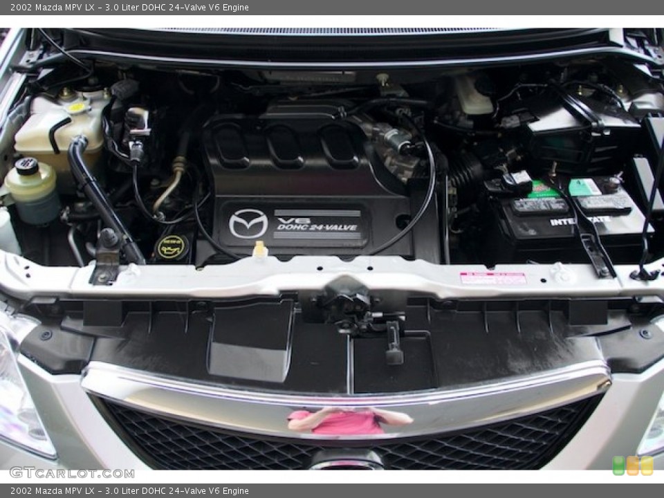 3.0 Liter DOHC 24-Valve V6 2002 Mazda MPV Engine