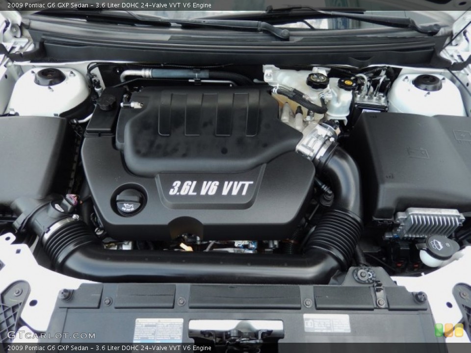 3.6 Liter DOHC 24-Valve VVT V6 Engine for the 2009 Pontiac G6 #89202069