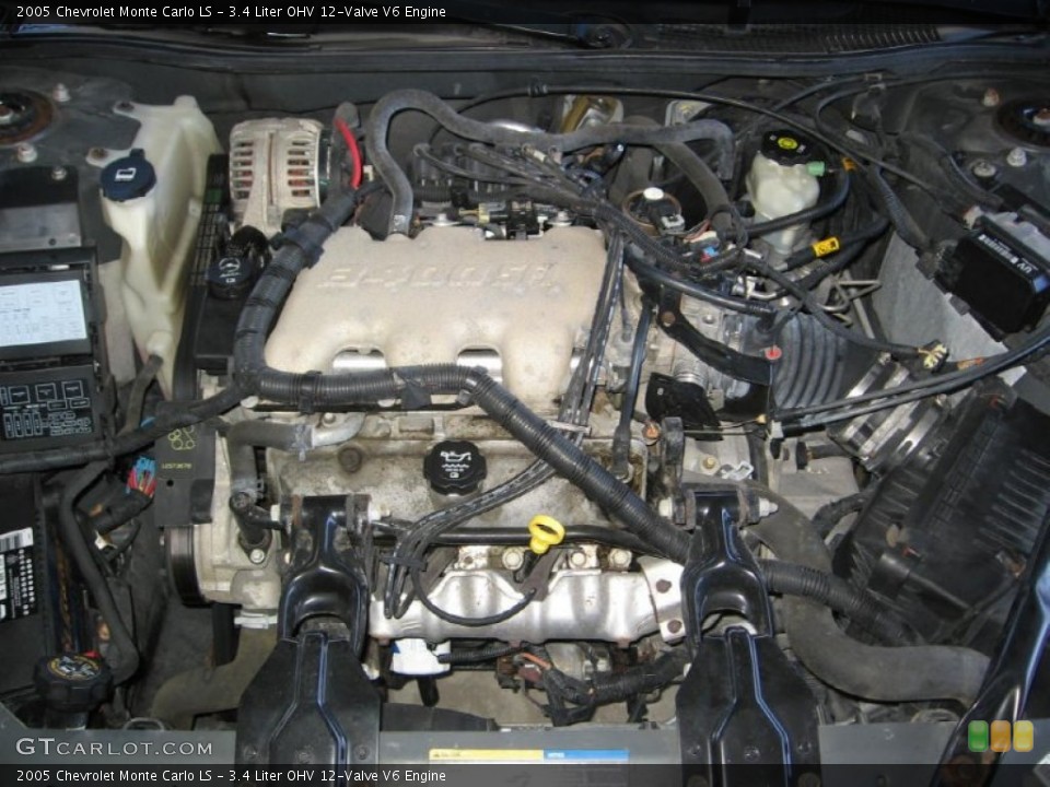3.4 Liter OHV 12-Valve V6 Engine for the 2005 Chevrolet Monte Carlo #89203942