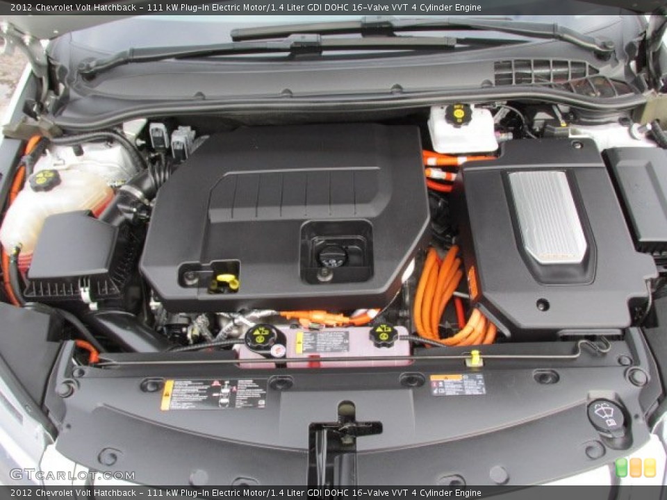 111 kW Plug-In Electric Motor/1.4 Liter GDI DOHC 16-Valve VVT 4 Cylinder 2012 Chevrolet Volt Engine