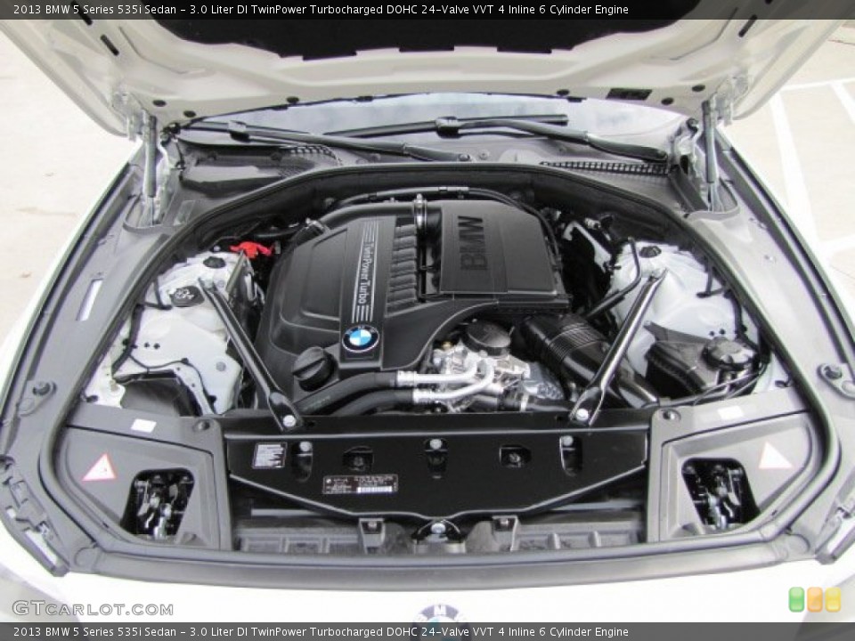 3.0 Liter DI TwinPower Turbocharged DOHC 24-Valve VVT 4 Inline 6 Cylinder Engine for the 2013 BMW 5 Series #89225632