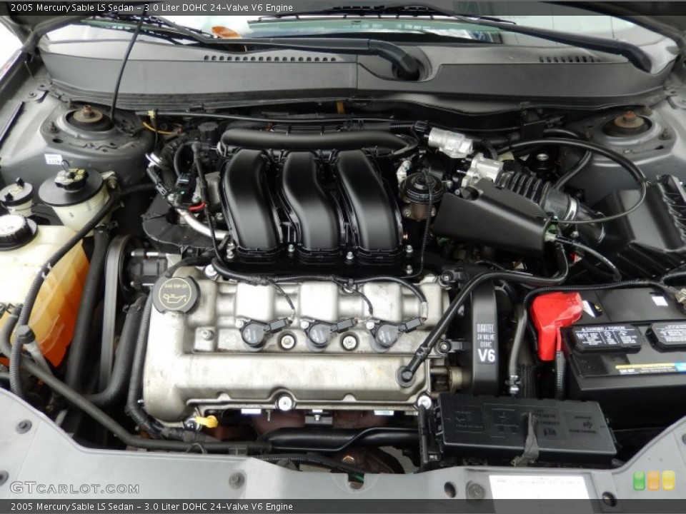 3.0 Liter DOHC 24-Valve V6 2005 Mercury Sable Engine