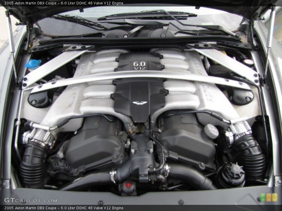 6.0 Liter DOHC 48 Valve V12 Engine for the 2005 Aston Martin DB9 #89231209