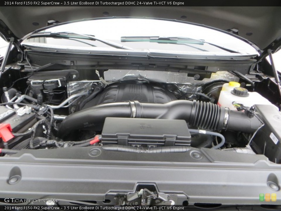 3.5 Liter EcoBoost DI Turbocharged DOHC 24-Valve Ti-VCT V6 Engine for the 2014 Ford F150 #89235841