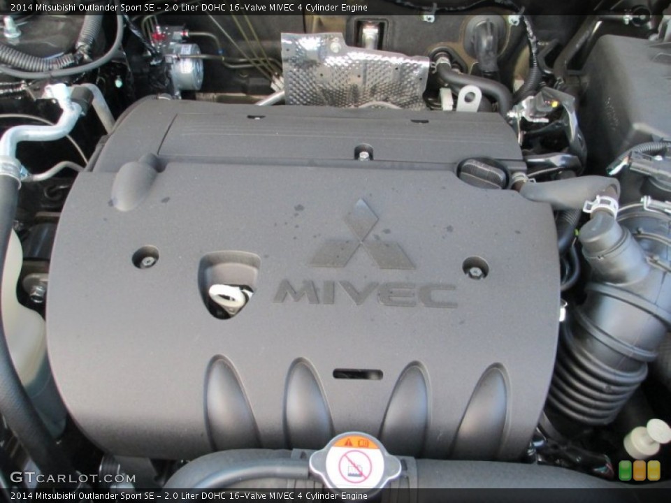 2.0 Liter DOHC 16-Valve MIVEC 4 Cylinder Engine for the 2014 Mitsubishi Outlander Sport #89236243