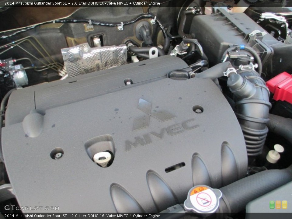 2.0 Liter DOHC 16-Valve MIVEC 4 Cylinder Engine for the 2014 Mitsubishi Outlander Sport #89236266