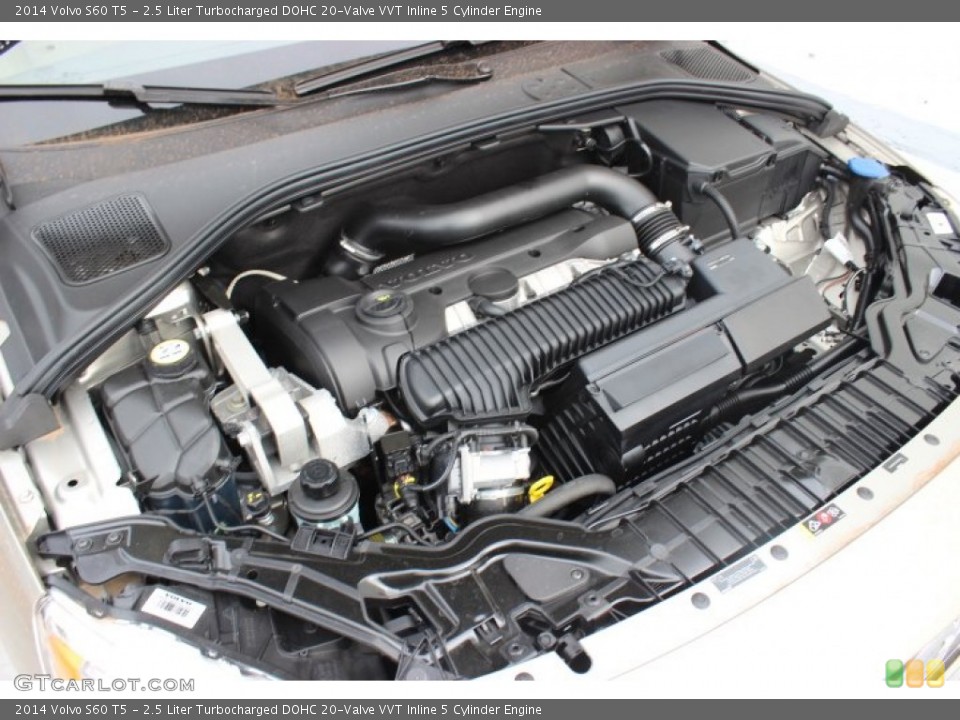 2.5 Liter Turbocharged DOHC 20-Valve VVT Inline 5 Cylinder Engine for the 2014 Volvo S60 #89236768