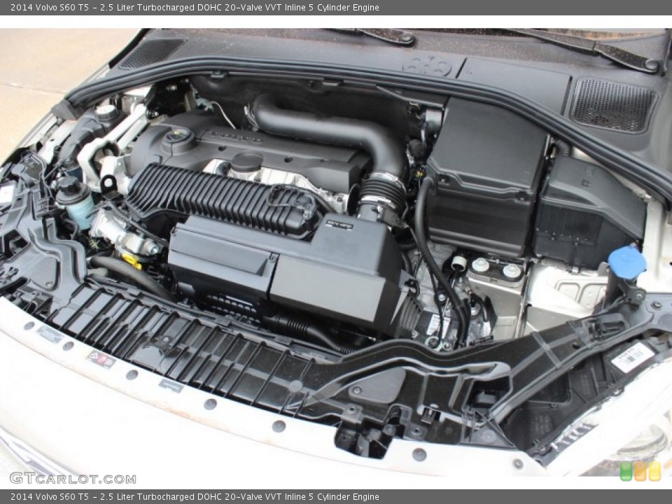 2.5 Liter Turbocharged DOHC 20-Valve VVT Inline 5 Cylinder Engine for the 2014 Volvo S60 #89236792