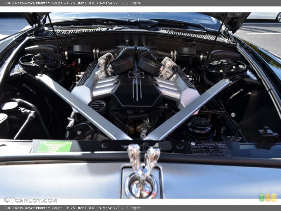 6.75 Liter DOHC 48-Valve VVT V12 2009 Rolls-Royce Phantom Engine