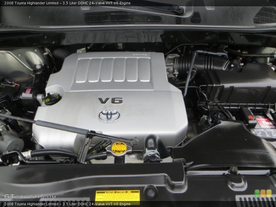3.5 Liter DOHC 24-Valve VVT V6 Engine for the 2008 Toyota Highlander #89277708