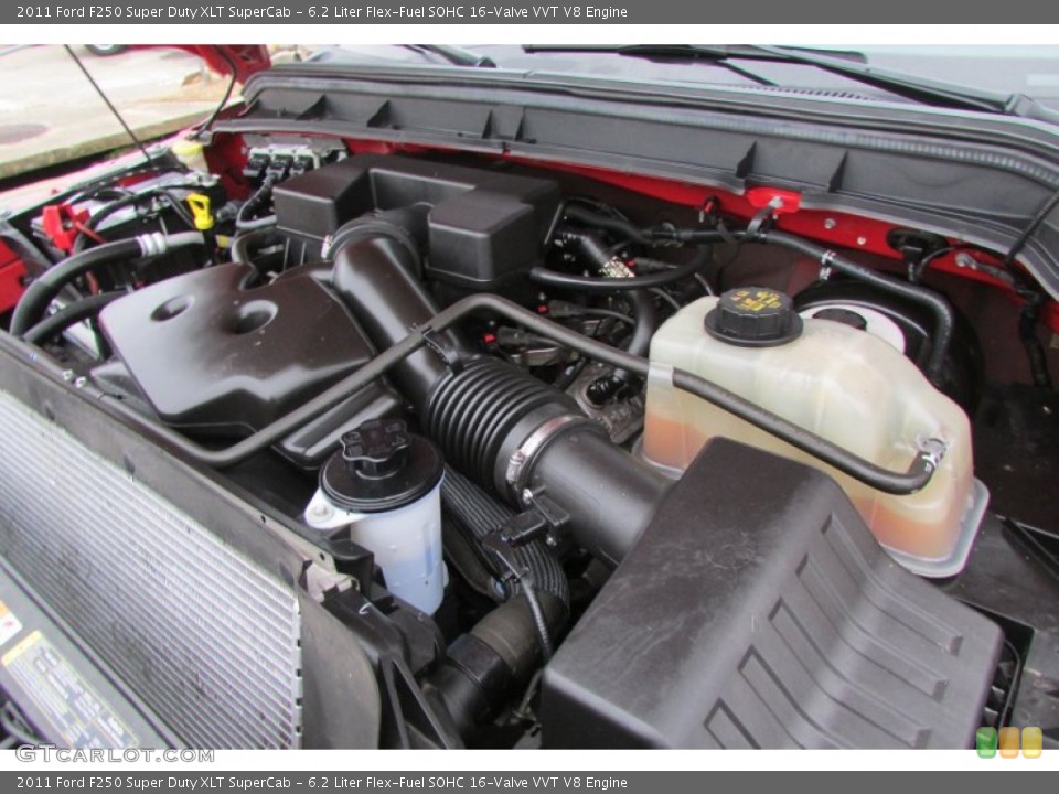 6.2 Liter Flex-Fuel SOHC 16-Valve VVT V8 Engine for the 2011 Ford F250 Super Duty #89283846