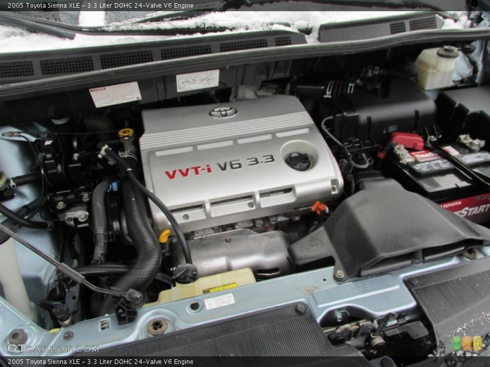 3.3 Liter DOHC 24-Valve V6 Engine for the 2005 Toyota Sienna #89283867
