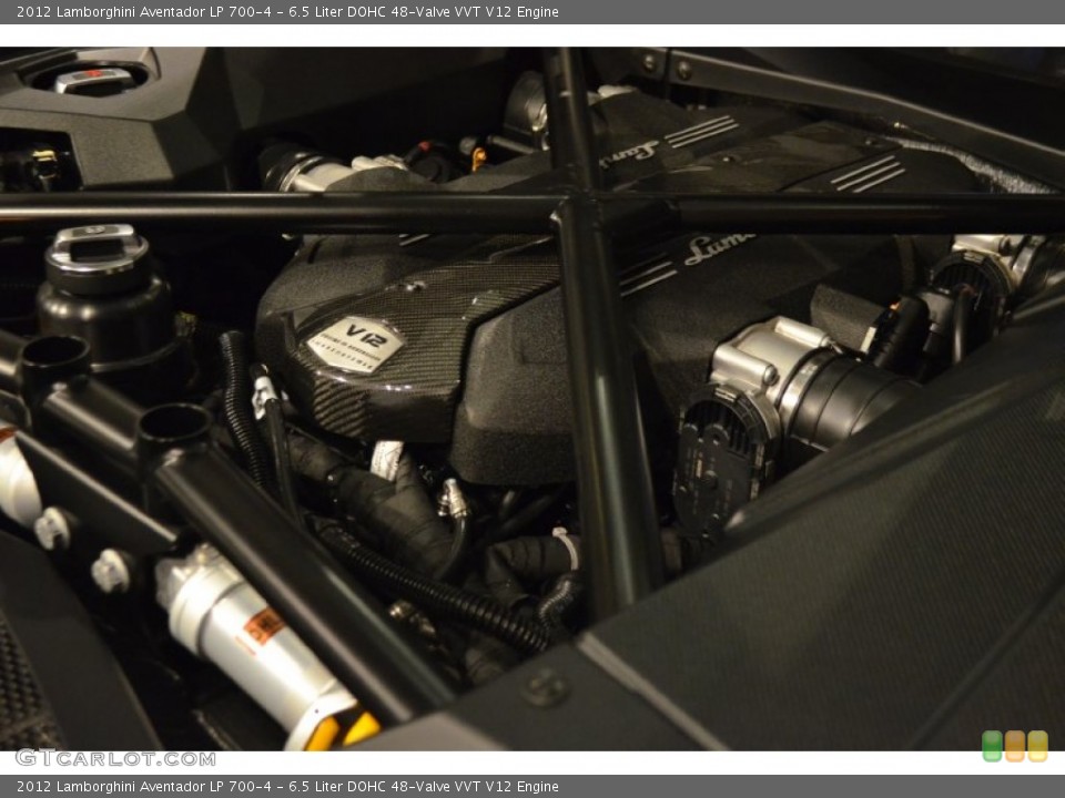 6.5 Liter DOHC 48-Valve VVT V12 Engine for the 2012 Lamborghini Aventador #89292327
