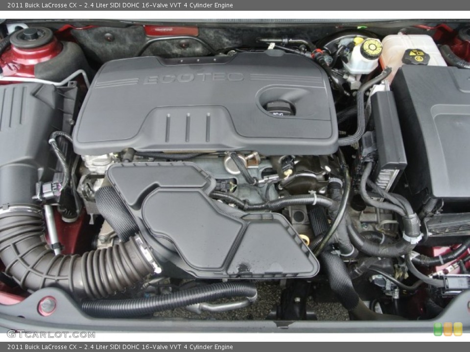 2.4 Liter SIDI DOHC 16-Valve VVT 4 Cylinder 2011 Buick LaCrosse Engine