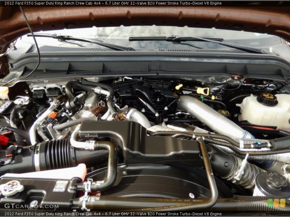 6.7 Liter OHV 32-Valve B20 Power Stroke Turbo-Diesel V8 Engine for the 2012 Ford F350 Super Duty #89307275
