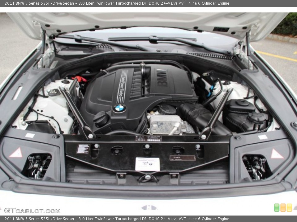3.0 Liter TwinPower Turbocharged DFI DOHC 24-Valve VVT Inline 6 Cylinder Engine for the 2011 BMW 5 Series #89314860