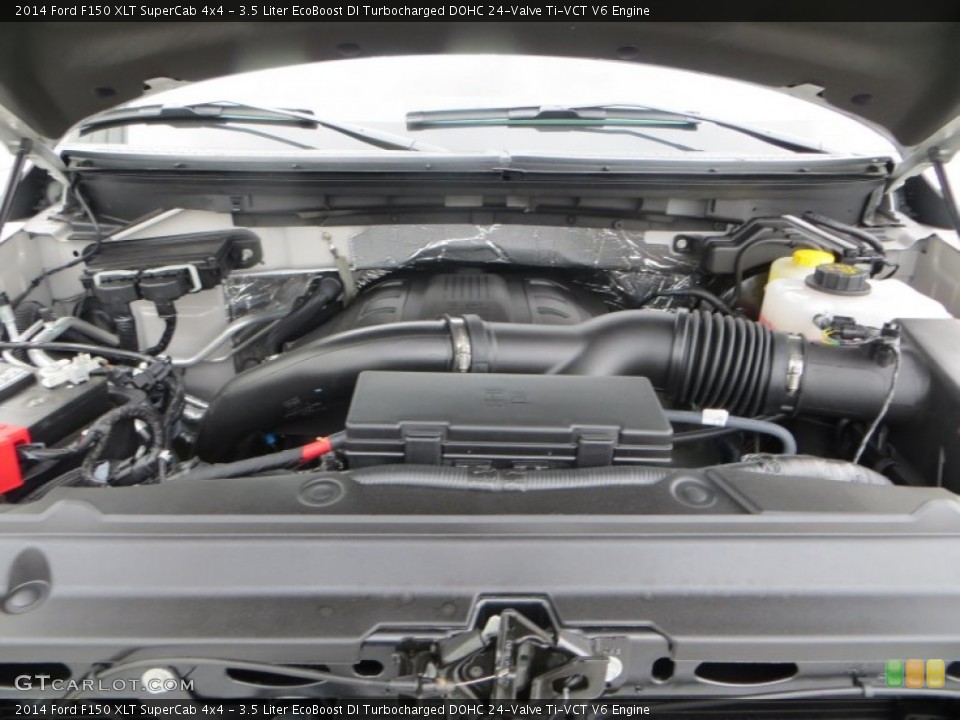 3.5 Liter EcoBoost DI Turbocharged DOHC 24-Valve Ti-VCT V6 Engine for the 2014 Ford F150 #89335280