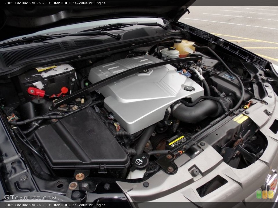 3.6 Liter DOHC 24-Valve V6 2005 Cadillac SRX Engine