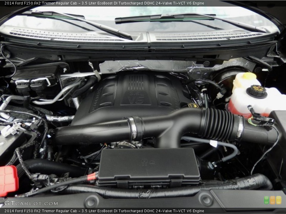 3.5 Liter EcoBoost DI Turbocharged DOHC 24-Valve Ti-VCT V6 Engine for the 2014 Ford F150 #89345101