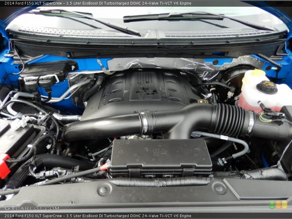 3.5 Liter EcoBoost DI Turbocharged DOHC 24-Valve Ti-VCT V6 Engine for the 2014 Ford F150 #89345739