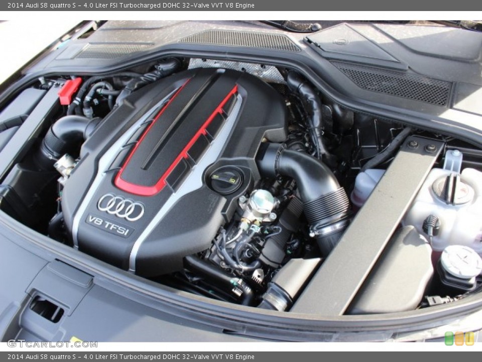 4.0 Liter FSI Turbocharged DOHC 32-Valve VVT V8 Engine for the 2014 Audi S8 #89366290