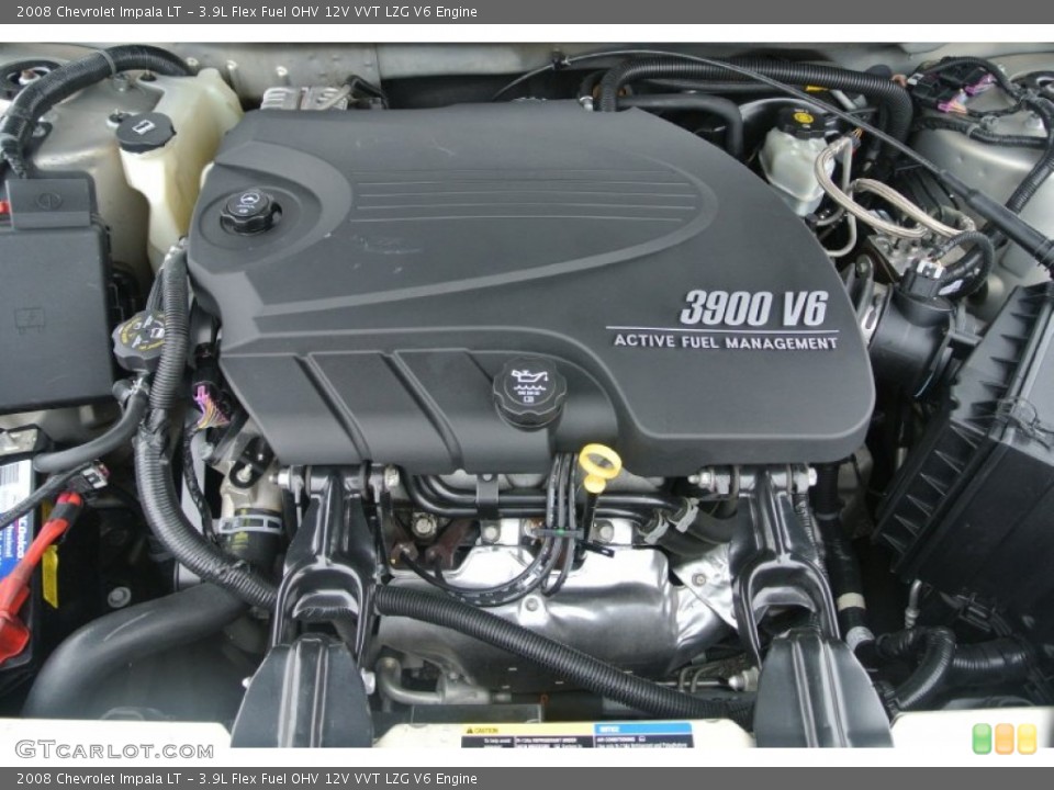 3.9L Flex Fuel OHV 12V VVT LZG V6 2008 Chevrolet Impala Engine