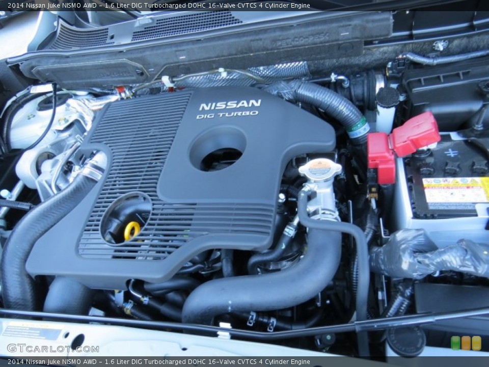 1.6 Liter DIG Turbocharged DOHC 16-Valve CVTCS 4 Cylinder Engine for the 2014 Nissan Juke #89383119