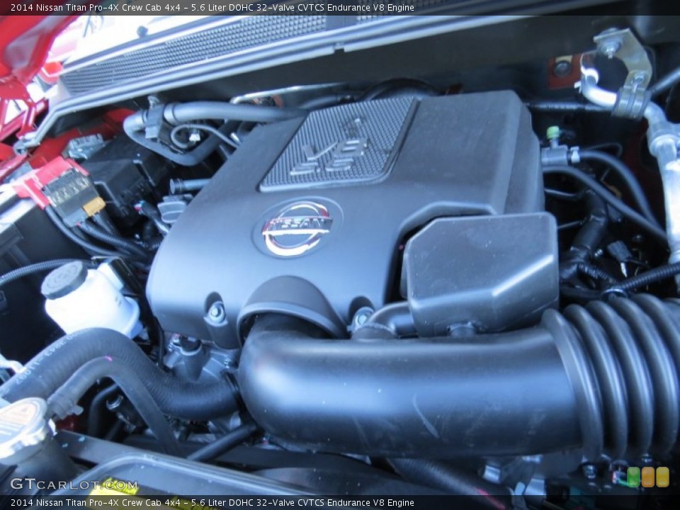 5.6 Liter DOHC 32-Valve CVTCS Endurance V8 Engine for the 2014 Nissan Titan #89386572