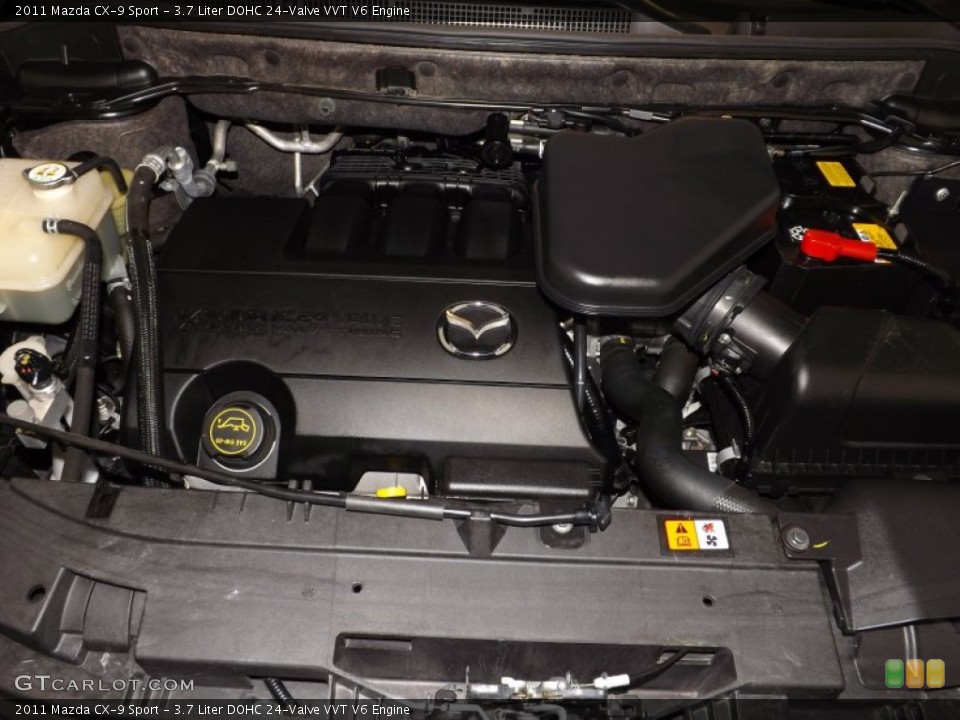 3.7 Liter DOHC 24-Valve VVT V6 Engine for the 2011 Mazda CX-9 #89395069