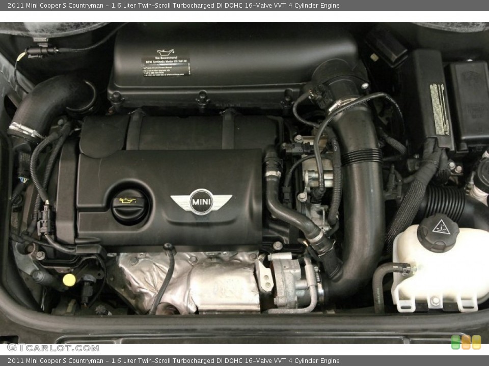 1.6 Liter Twin-Scroll Turbocharged DI DOHC 16-Valve VVT 4 Cylinder Engine for the 2011 Mini Cooper #89395623